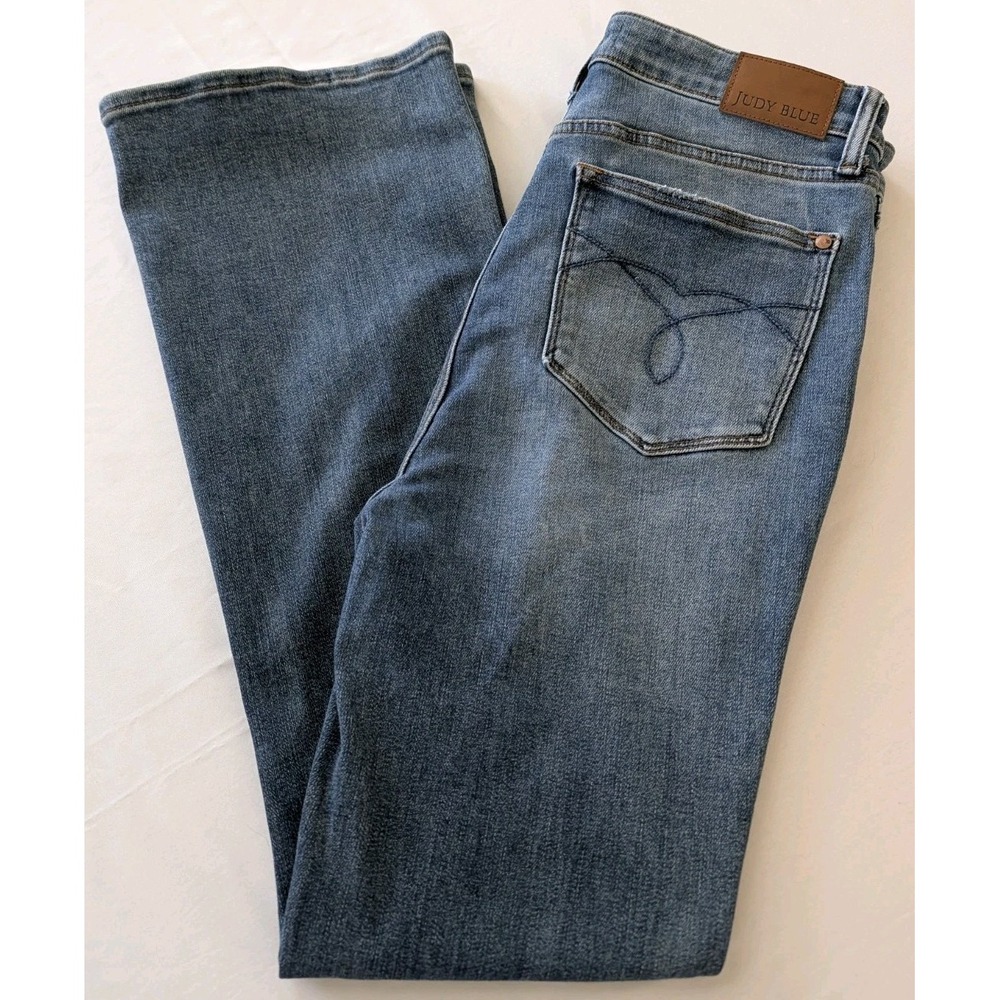 Judy Blue Bootcut Jeans Womens 13/31 Medium Wash Stretch Denim High Rise